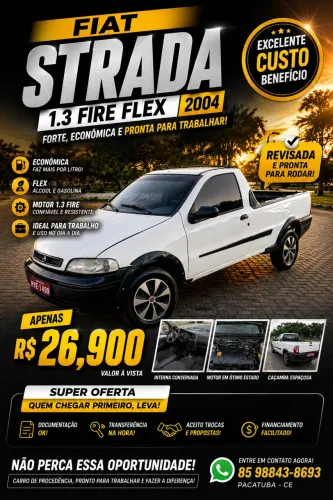 Fiat Strada 1.3 MPI Fire 8V 67cv CS 2004