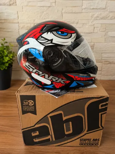 Capacete Ebf Spark Dragon Novo na Caixa