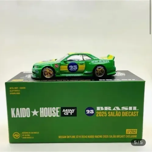 Mini GT Kaido House Brasil exclusivo
