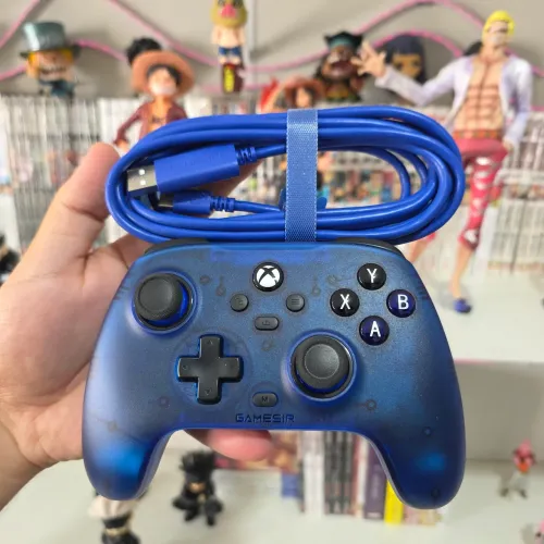 Controle "Cabeado" para Xbox One S Series X PC Gamer com analógicos Hall Effect anti drift