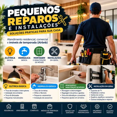 PEQUENOS REPAROS E INSTALAÇÕES