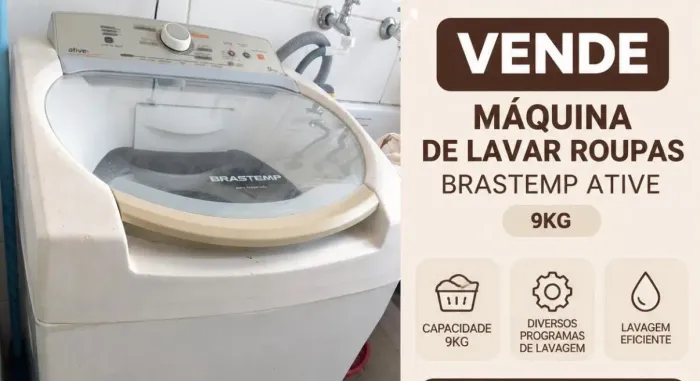 Maquina lavar roupa Brastemp 9kg