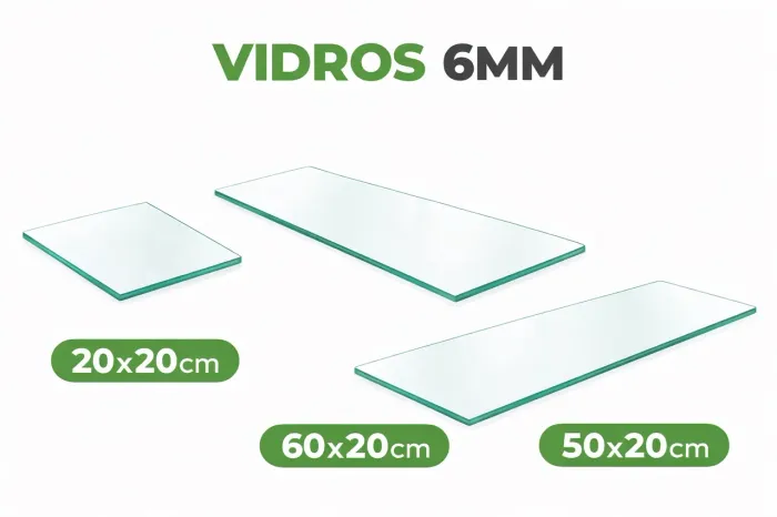 Vidros Temperados Prateleira
