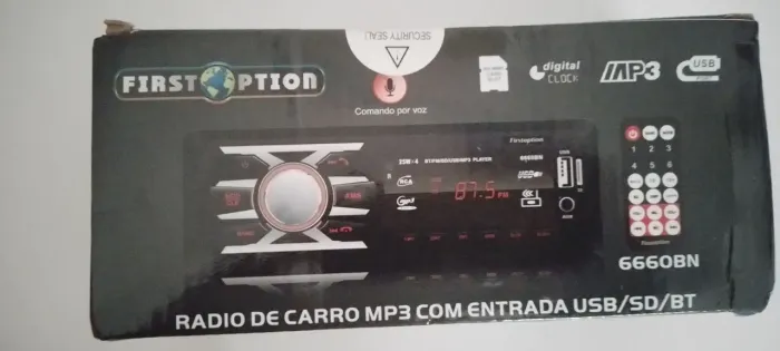 Auto radio FM usb Bluetooth novo zero na caixa