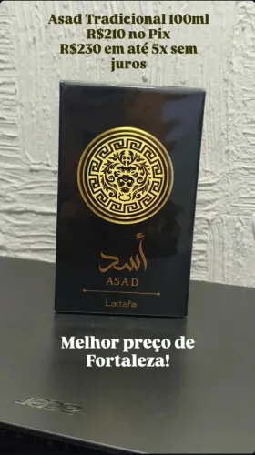 Asad Lataffa Tradicional 100ML lacrado