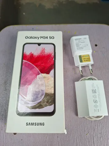 Smartphone Samsung M34 5g 128gb seme novo (usado)