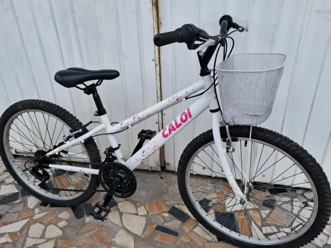 Bicicleta aro 24 Caloi Ceci,21V,Freios V-brake! Revisada!