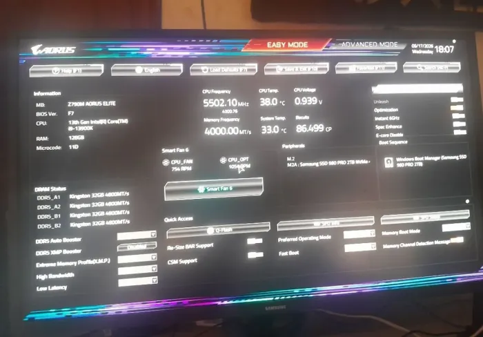 Monitor Gamer 27" NF Vert / Hori 180Hz IPS