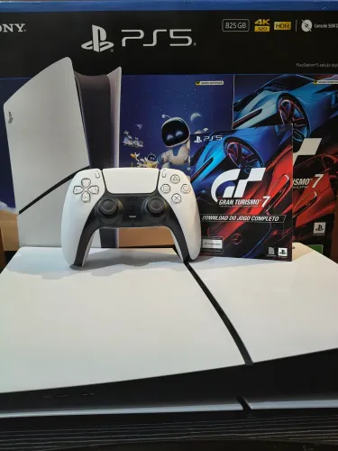 PS5 Slim 1 controle 1 jogo