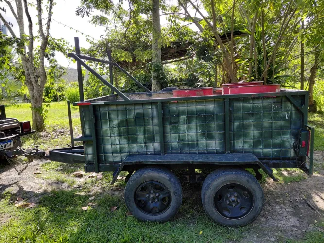 Reboque Carrocinha Reforçado para sitios e fazendas
