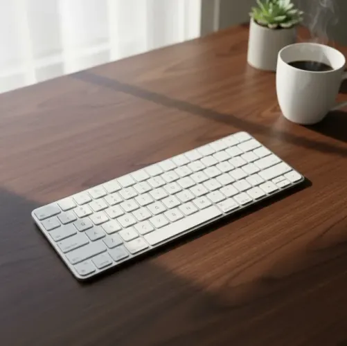 Teclado Bluetooth Apple Magic Keyboard 2.0.6 Branco Inglês Us (Usado)