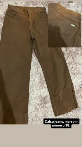 Calça marrom cargo