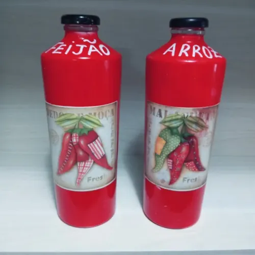 Conjunto Potes em Vidro  Antigos  da Vovó   Lindas Peças 100% Kit com 2 peças na venda.   