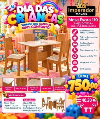 Mesa com cadeiras