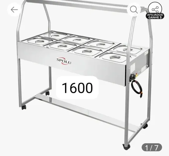 Buffet bem conservado