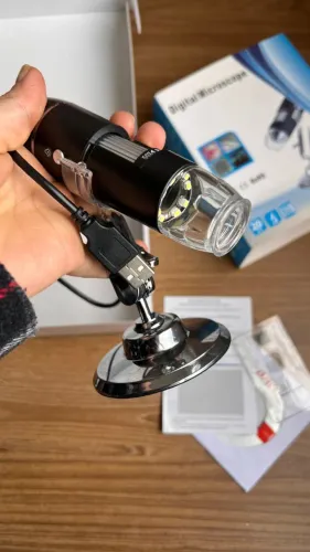Microscópio digital de mesa USB 50x-1600x