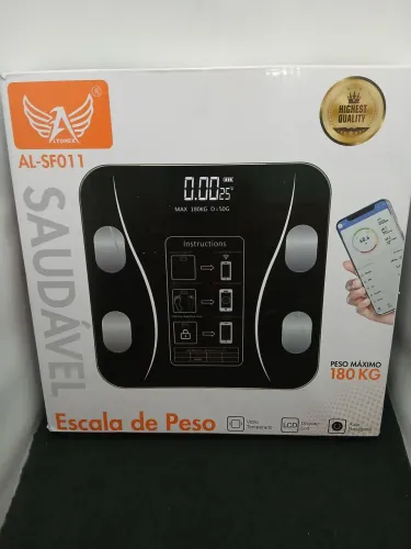 BALANÇA ALTOMEX AL-SF011PESO CORPORAL ATÉ 180KG BLUETOOTH.