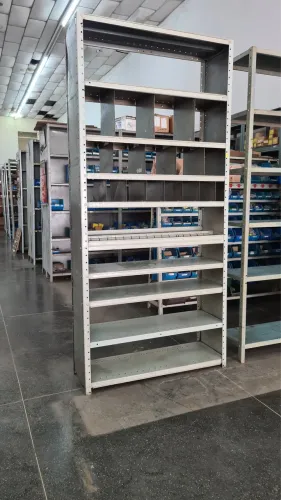 Estante com Divisórias em aço ideal para estoque oficina loja 