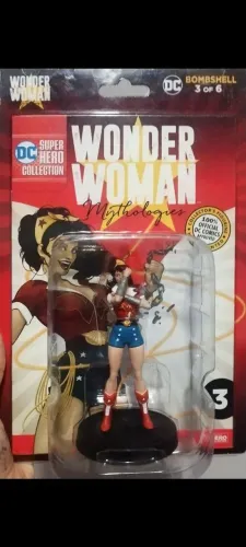 Miniatura Mulher-Maravilha Bombshell Mythologies #3 DC Eaglemoss Lacrada