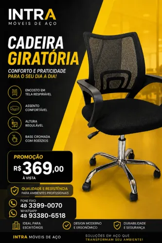 Promoção Cadeira Giratória