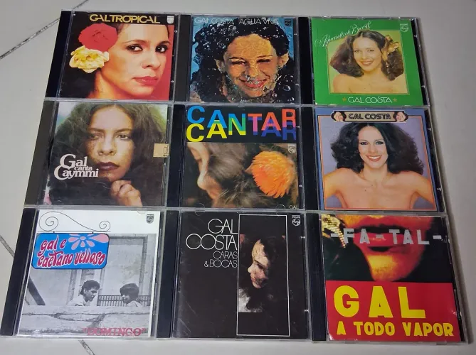 CD Gal Costa - 9 Discos ( 1° Edição Philips )
