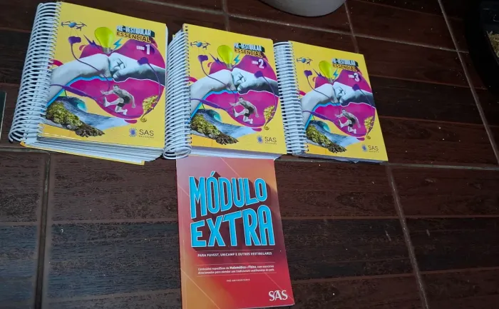 Livros apostilas Sas pre vestibular