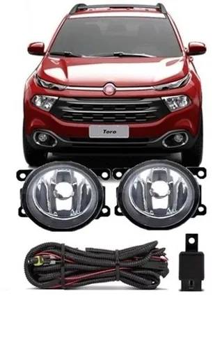 Kit Farol Milha Fiat Toro 2016 2017 2018 2019