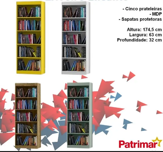 Sala quarto escritório livreiro multiuso