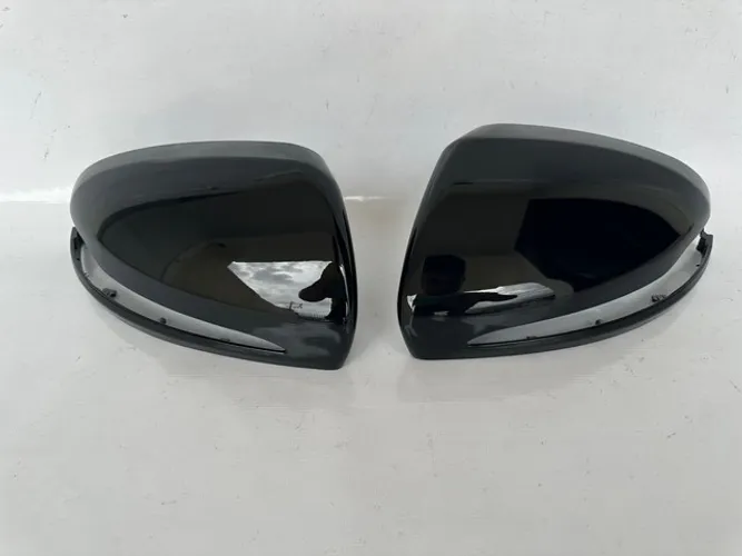 Par Capa Retrovisor Mercedes Benz C180 C200 2015 a 2021 Black Piano