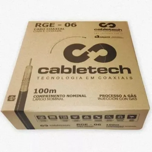 Caixa Cabo Coaxial RG6 100 Metros