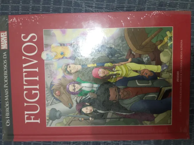 Hq Marvel salvar capa vermelha fugitivos lacrado
