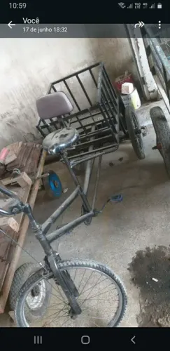Triciclo grande é reforcado