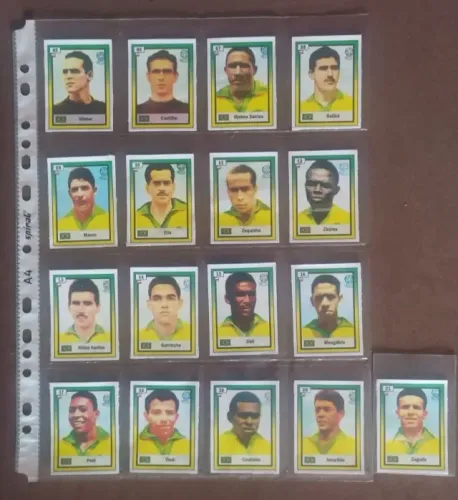 Figurinhas do Brasil Copa de 1962
