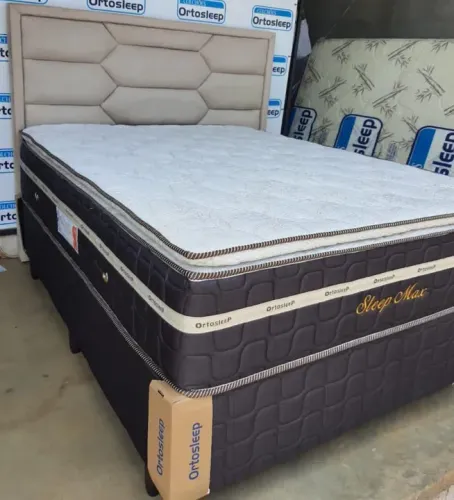 Cama Box Casal Ortosleep Sleep Max - Nova