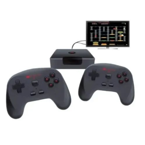 ACEITO TROCA - Console Portátil Retrô com 2 Controles Sem Fio Data East Hits