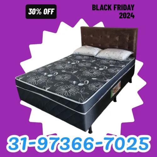 CAMA CASAL D33 NOVAS 6CM DE ESPUMA!!!!!