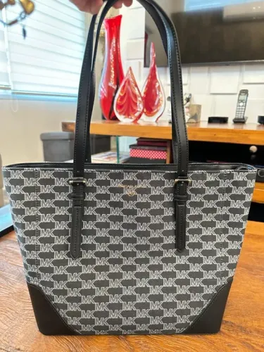 michael kors tote em jacquard