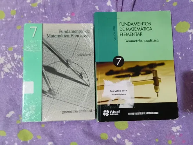 Fundamentos de matemática Elementar Volume 7 edição antiga e edição nova