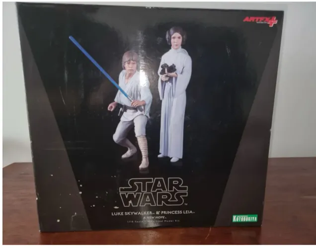 Star Wars Luke Skywalker and Princess Leia Artfx+ Kotobu