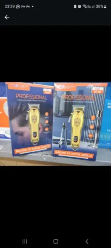 Máquina de Cortar Cabelo Pra Acabamento Recarregável Inova Profissional
