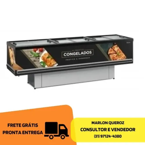 Ilha de Congelados 110/220v Dupla Ação