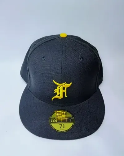Boné Fear of God - Essentials - preto - New era - 5950 - fitted - Baseball - 59fifty