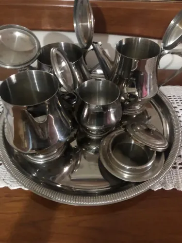Jogo para café e chá em inox