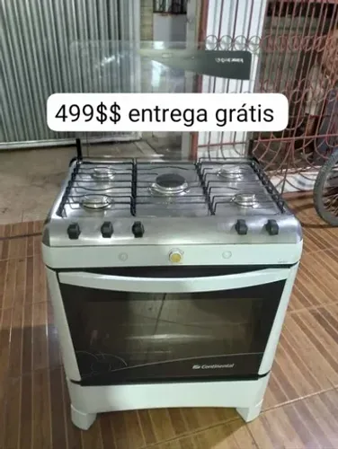 Fogão 5 bocas continental bem novinho 499$$ entrega grátis 