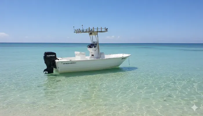 Lancha Catamarã 17 Pés (Casco 2022) + Evinrude E-TEC 90hp + T-TOP Inox