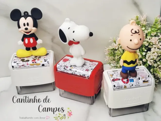 Carimbo Personalizado; Coleção Action Figure
