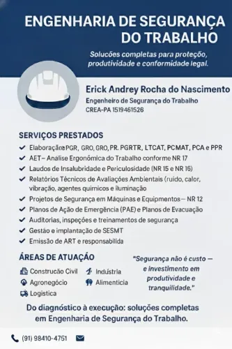 Engenheiro de segurança do trabalho 