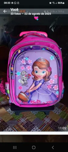 Mochilas semi novas 