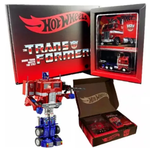 Transformers Optimus Prime Hot Wheels Colecionável
