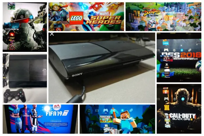 Playstation 3 (PS3) + Jogos 35 jogos HD 250Gb